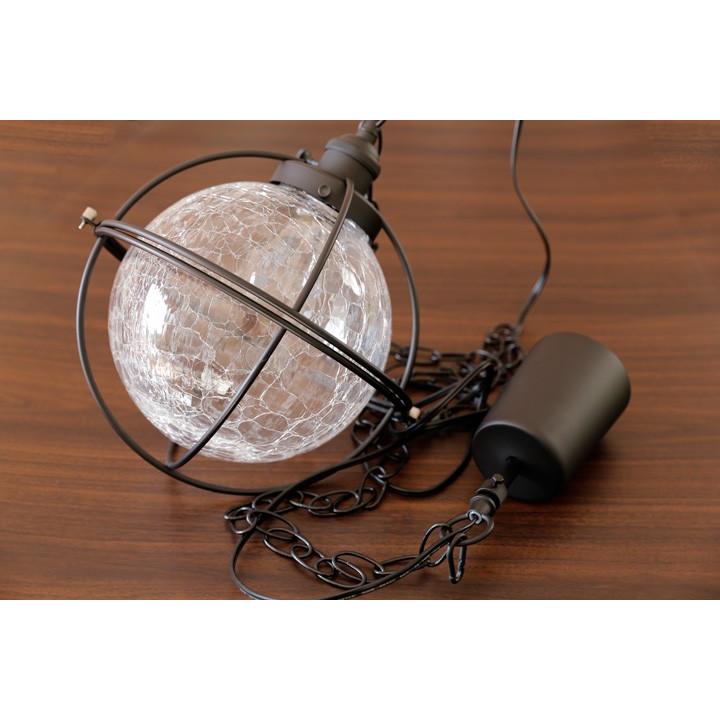 1灯 ペンダントライト Ao ガラス レトロ LED電球 照明 インダストリアル_4
