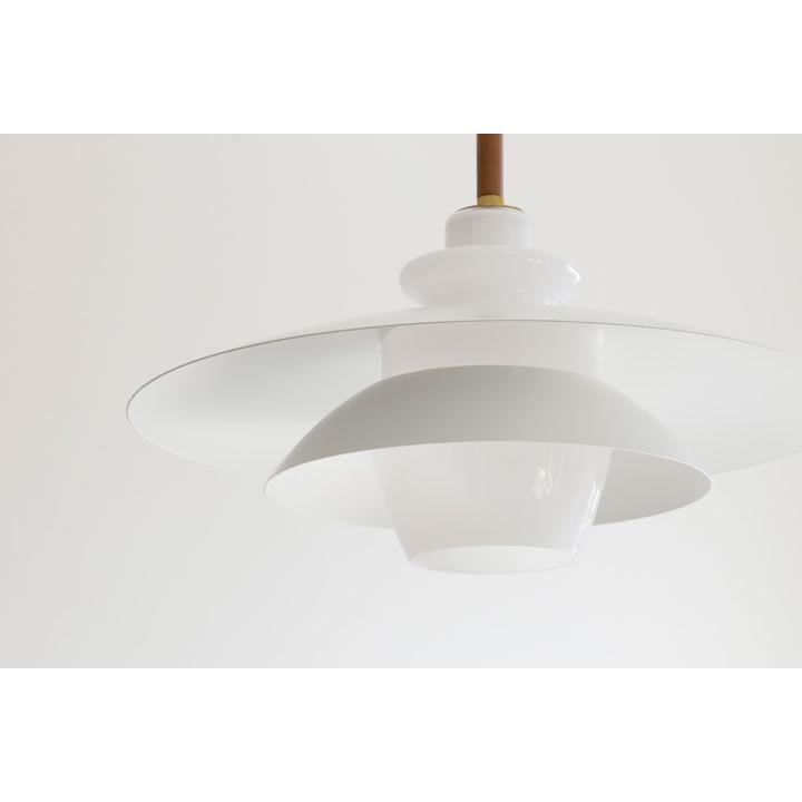 1灯 ペンダントライト Blanche ホワイト 北欧 LED電球 ガラス