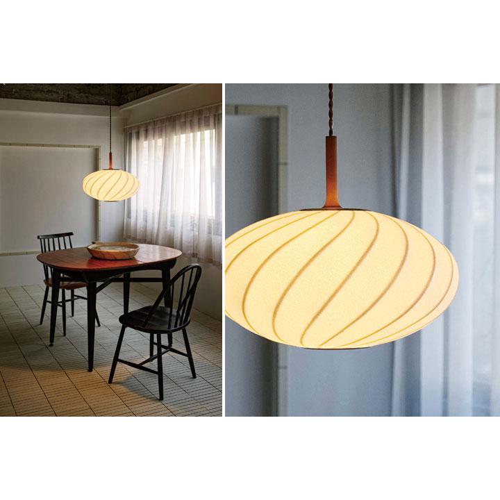 1灯 ペンダントライト Ellipse 和モダン 照明器具 LED 楕円 オーバルの画像