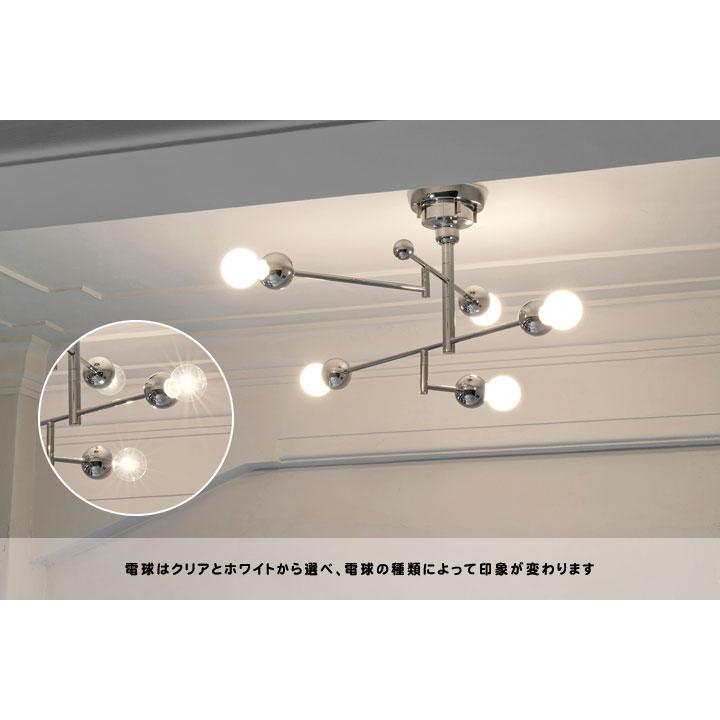5灯 シーリングライト Plata シルバー LED 照明器具 大型 : デザイン 