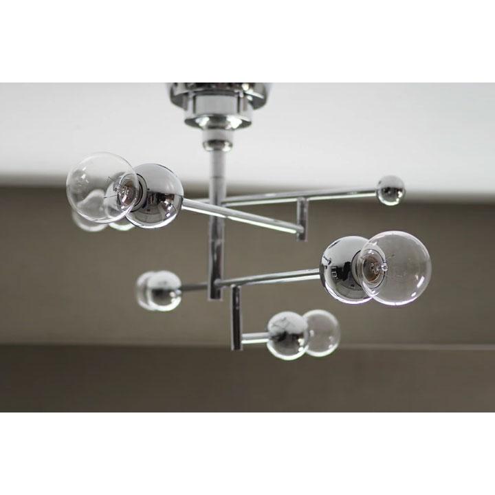 5灯 シーリングライト Plata シルバー LED 照明器具 大型 : デザイン 