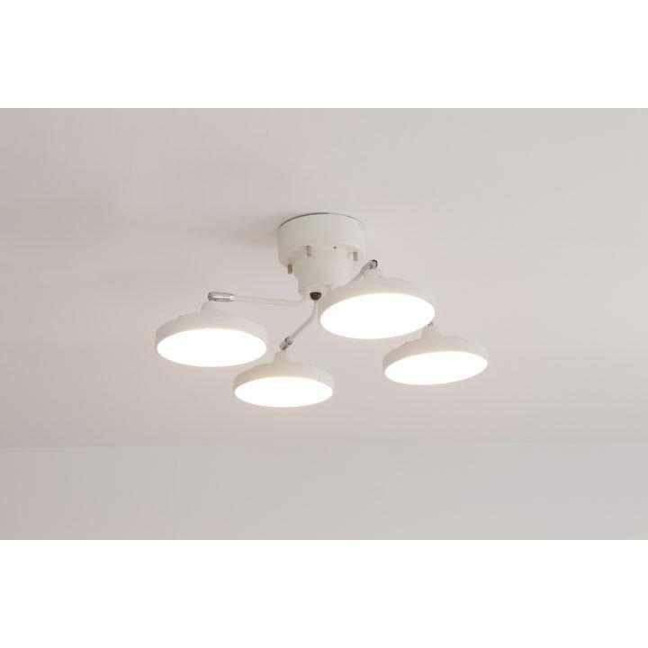 LED 4灯 シーリングライト Planet ホワイト リモコン付き 照明