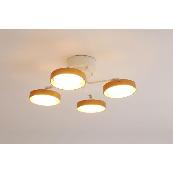 LED 4灯 シーリングライト Planet ナチュラル リモコン付き 照明