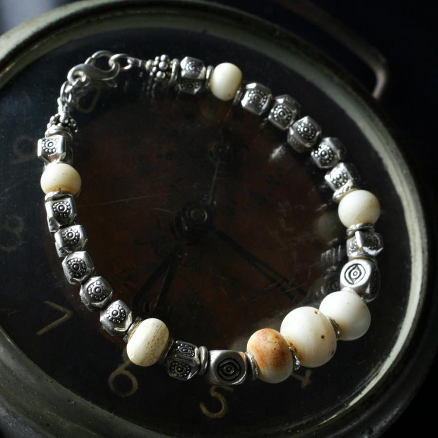 アンティークカーネリア銀細工ブレスレットー3