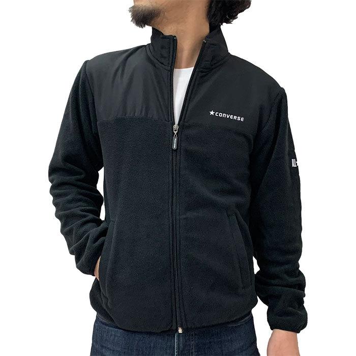reバース スリーズブーケ ほぼ4コン CONVERSE（コンバース） メンズ フリース ジャケット M,L,L : CROOTA