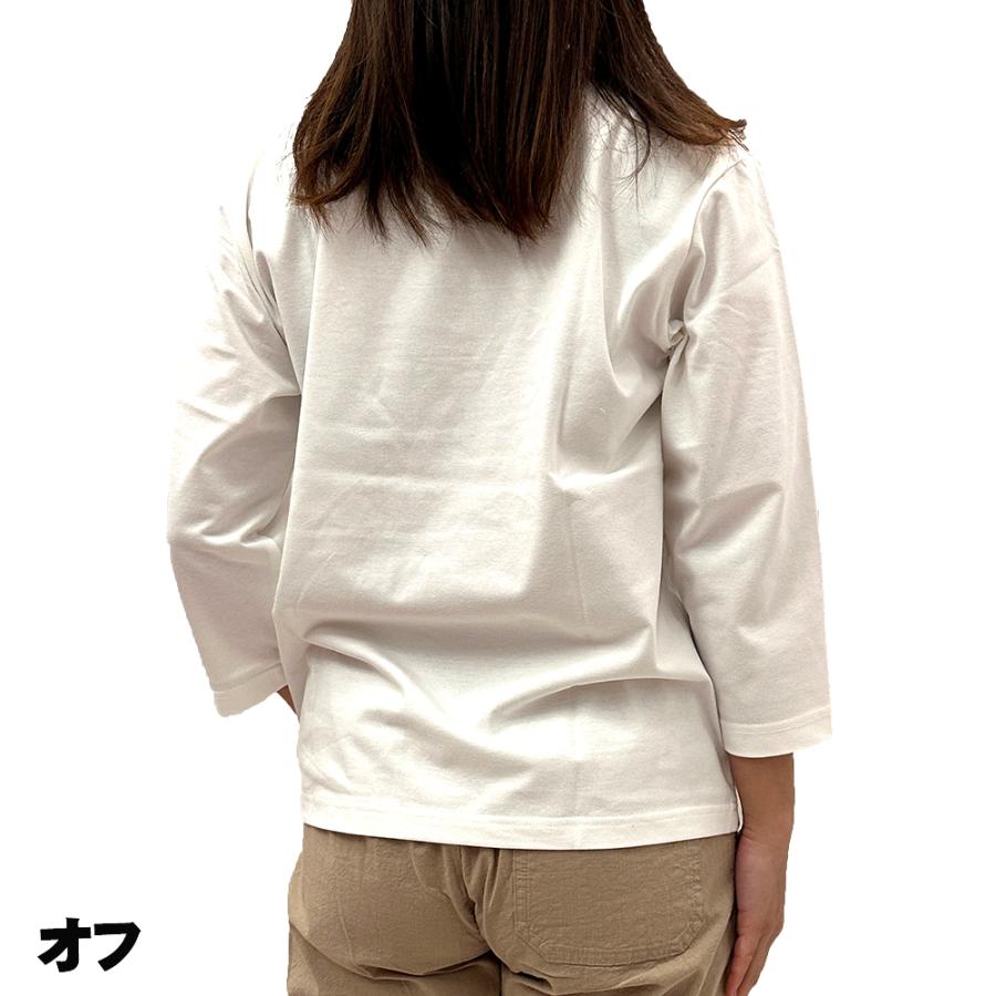 ロゴスパーク(LOGOS park) レディース 七分袖 ポケット付きTシャツ M,L,LL｜croota｜04