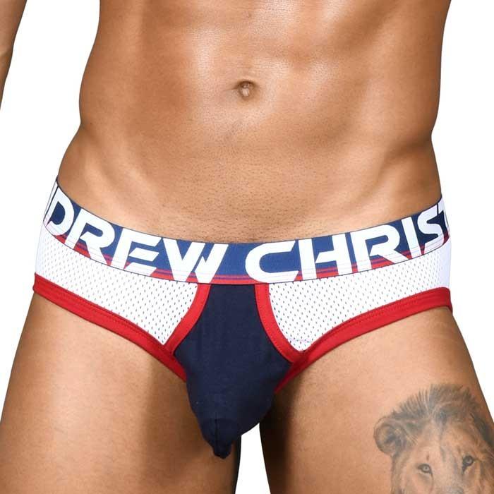 アンドリュークリスチャン ANDREW CHRISTIAN Almost Naked Brief Retro Mesh Brief XS,S,M,L,XL｜croota｜04