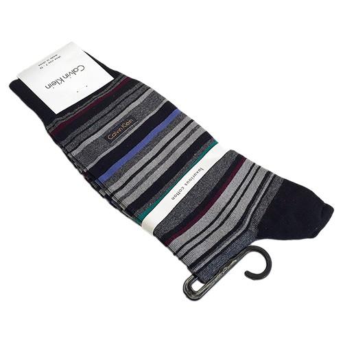 カルバンクライン ソックス 靴下 Calvin Klein Striped Barcode Sock｜croota｜02