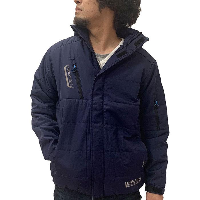 TULTEX（タルテックス） メンズ 裏アルミ中綿 パーカージャケット 防風