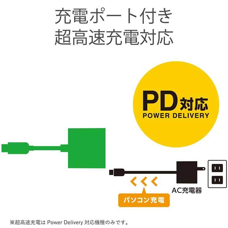 エレコム 変換アダプタ USB Type‐Cオス-displayportメス PDメス対応 給電ポート付 映像変換 ELECOM｜cross-road｜07