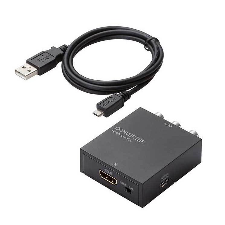 エレコム ダウンスキャンコンバーター HDMI‐RCA HDMI1.4 ELECOM｜cross-road