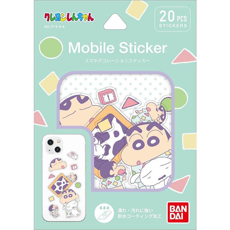 冬バーゲン キャラ ステッカー かわいい オシャレ フレークステッカー 可愛い シール デコ パジャマ クレヨンしんちゃん スマホ シンプル おしゃれ シール ラベル