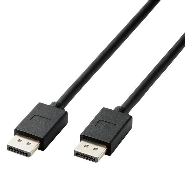 エレコム DisplayPort ケーブル 2m 8K 映像転送 Ver1.4認証 マルチストリーム機能ブラック ELECOM