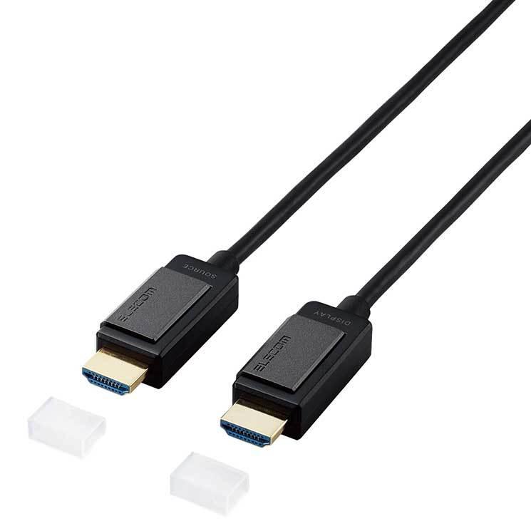 エレコム HDMIケーブル 30m 4K 60p 金メッキ 長尺 無給電タイプ ARC ブラック ELECOM