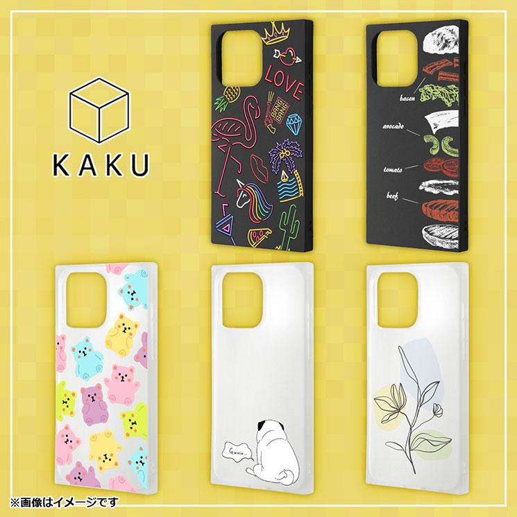 ingrem iPhone15ProMax ケース モダン フラワー ボタニカル オシャレ