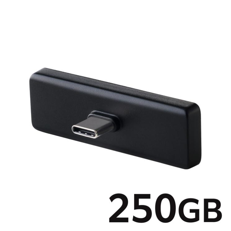 ELECOM（エレコム） 外付け SSD 250GB 超小型 直挿し USB 3.2 Gen2x2
