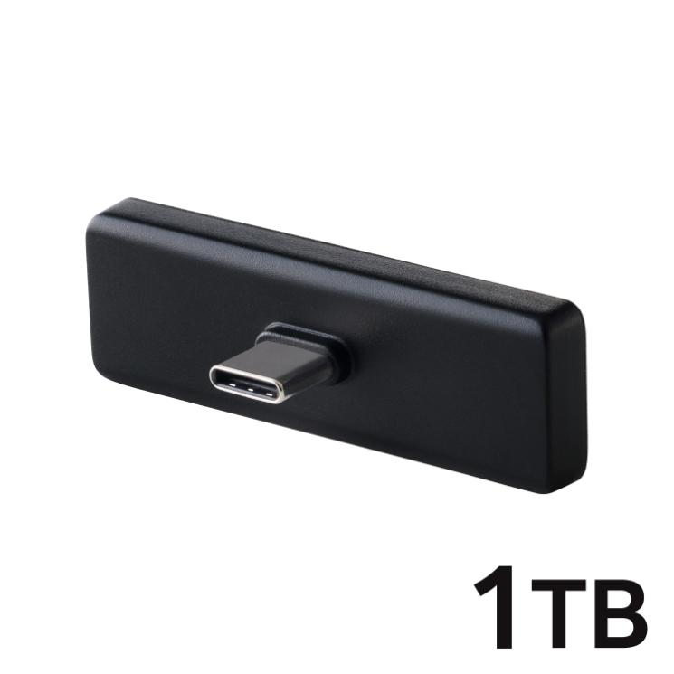 外付け SSD 1TB 超小型 直挿し USB 3.2 Gen2x2 20Gbps 最大2000MB/s iPhone iPad MacBook Windows Android USB-C機器対応 ProRes保存 高速データ転送 グレー