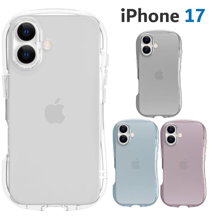 gourmandise（グルマンディーズ） iPhone17 ケース クリア 透明 くびれ