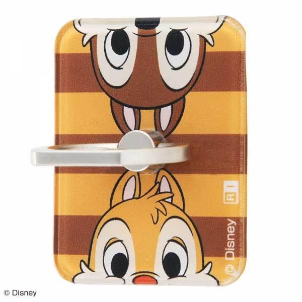 429円 再入荷 予約販売 スマホリング ディズニー チップ デール バンカー ホールド スマートフォン 落下防止 角度 スタンド おしゃれ 可愛い イングレム Ij Dabkr Cd001