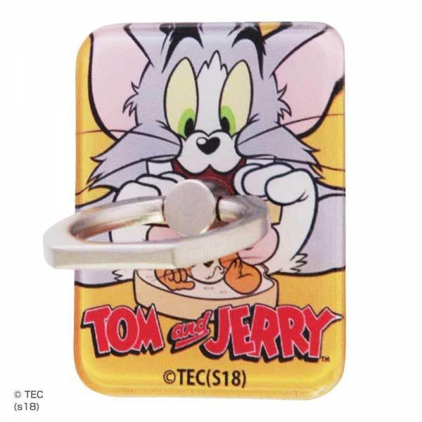 独特の素材 スマホリング トムとジェリー Sandwich バンカー ホールド スマートフォン 落下防止 角度 スタンド おしゃれ 可愛い イングレム Ij Wabkr Tj004 Zurique Com Br