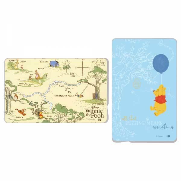 Icカードステッカー ディズニー 上質 くまのプーさん シール 個人情報 保護 貼り直し 通勤 イングレム デコ おしゃれ 可愛い In Dics Po03 Suica 通学