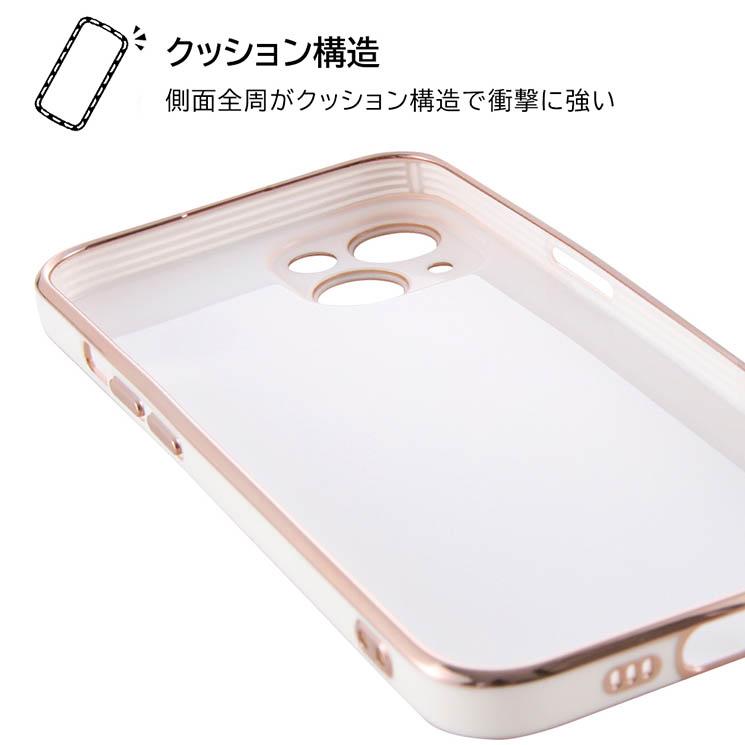 iPhone 14 スマホ ケース カバー カメラ 保護 グリーン ピンク ゴールド レンズ 耐衝撃 頑丈 傷に強い ストラップホール｜cross-road｜06