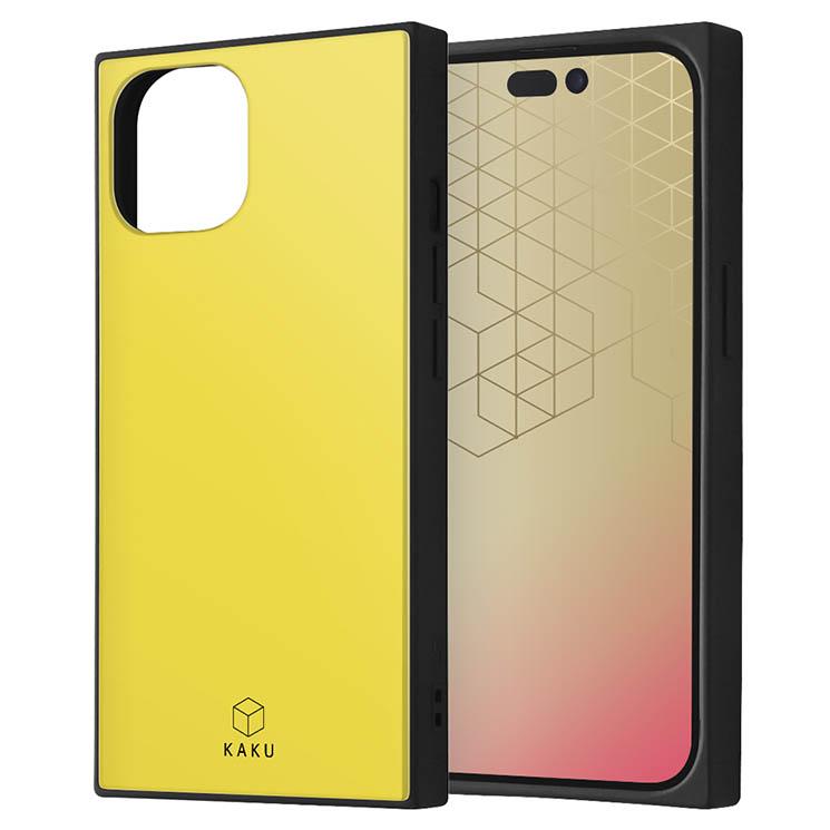 ingrem iPhone15 iPhone14 iPhone13 ケース イエロー 黄 耐衝撃