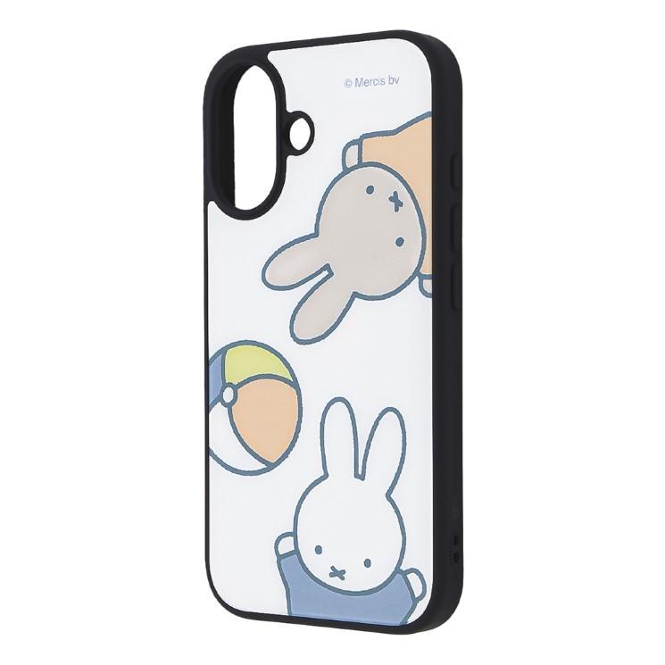 iPhone16 ケース ミッフィー メラニー 耐衝撃 スマホ カバー アイフォン アイホン IQ-BGS24K3TB-MF50