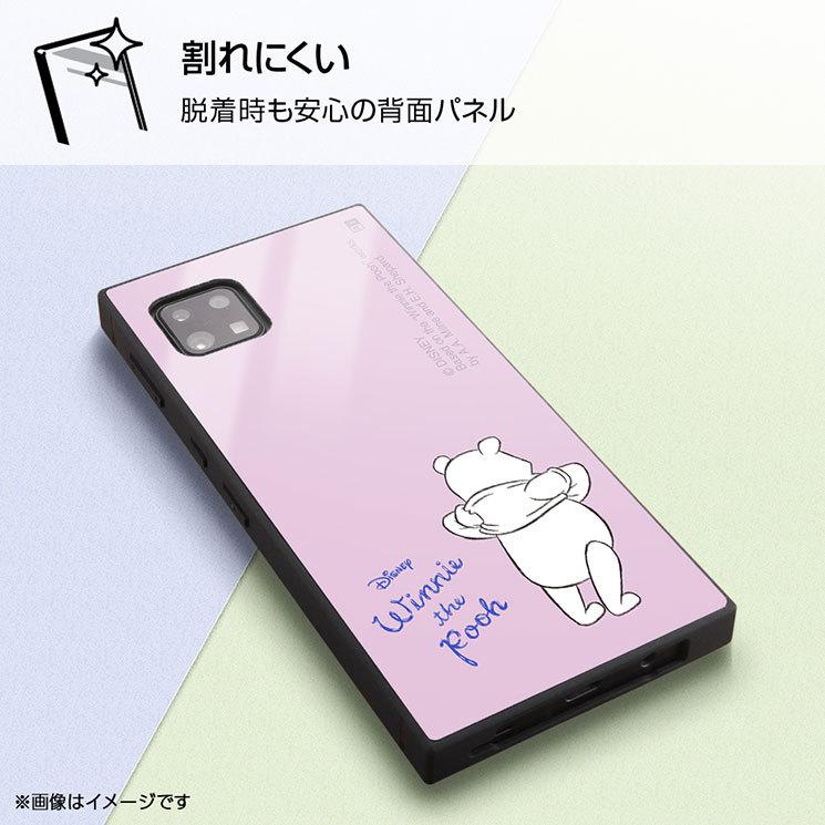 AQUOS sense6s sense6  ケース ディズニー プーさん パープル 耐衝撃カバー KAKU 四角 スクエア おしゃれ かわいい オシャレ シンプル かわいい キャラ｜cross-road｜05