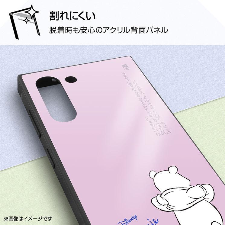 Galaxy S21 5G  ケース ディズニー プーさん パープル 耐衝撃カバー KAKU 四角 スクエア おしゃれ かわいい オシャレ シンプル かわいい キャラ｜cross-road｜05