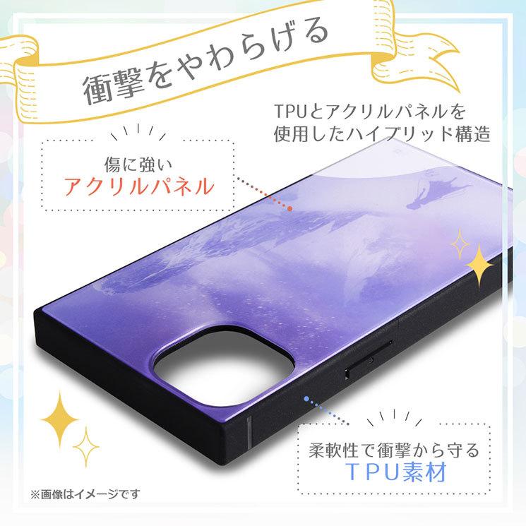 iPhone 11  ケース ディズニー シンデレラ_シンデレラ城 耐衝撃カバー ハイブリッド KAKU スクエア 四角 かわいい 可愛い おしゃれ シンプル キャラ｜cross-road｜03