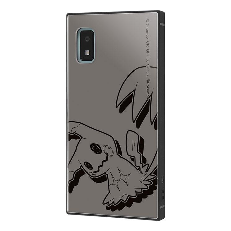 ingrem AQUOS wish2 wish ケース ポケモン ミミッキュ グレー