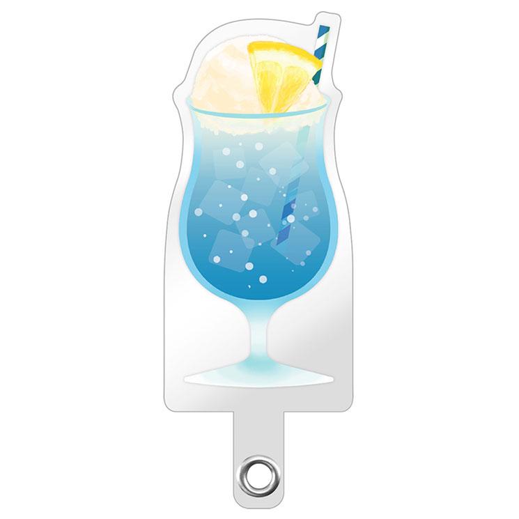 スマホ ストラップホルダー クリームソーダ ラムネ 挟むだけ パーツ アクセサリー 全機種対応 取付用パーツ スマホ 携帯 ホルダー ショルダー | ingrem