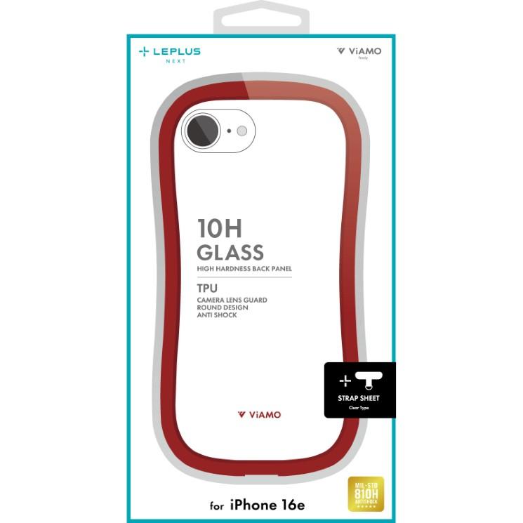 MSソリューションズ iPhone17e iPhone16e ケース レッド クリア 透明