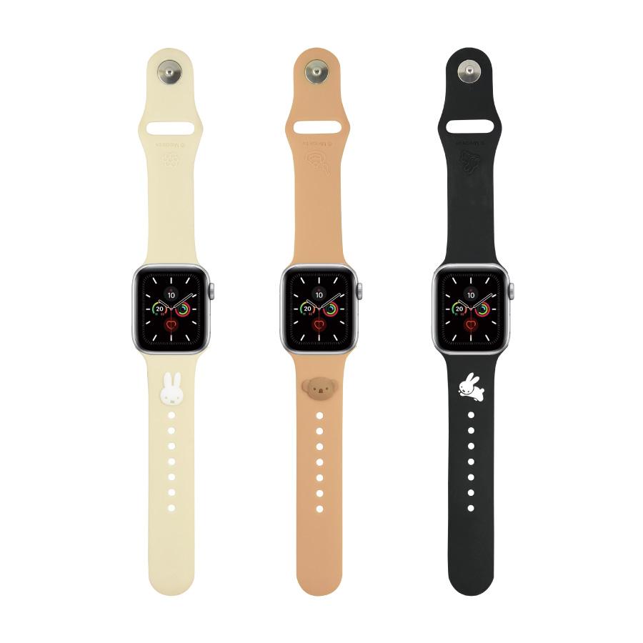 ミッフィー AppleWatch バンド ベルト 41 40 38 mm 交換用 キャラクター グッズ ボリス うさぎ アップルウォッチ