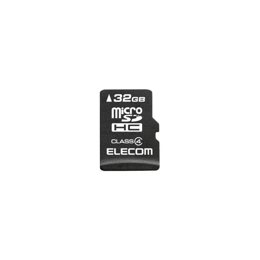 エレコム マイクロSD カード 32GB Class4 SD変換アダプタ付 データ復旧サービス ELECOM｜cross-road