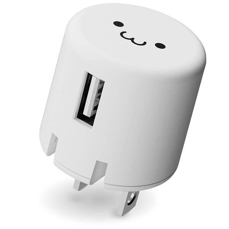 エレコム スマホ充電器 82％以上節約 AC充電器 格安SALEスタート USB-Aメス 1ポート 1.0A出力 ELECOOM コンパクト ホワイトフェイス