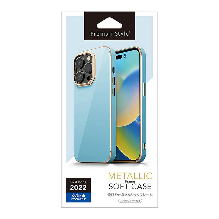 PGA iPhone 14 Pro ケース ブルー 青 カバー スマホケース おしゃれ