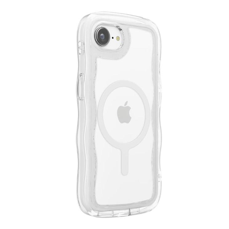 PGA iPhone17e iPhone16e ウェーブ ケース なみなみ ぐねぐね クリア