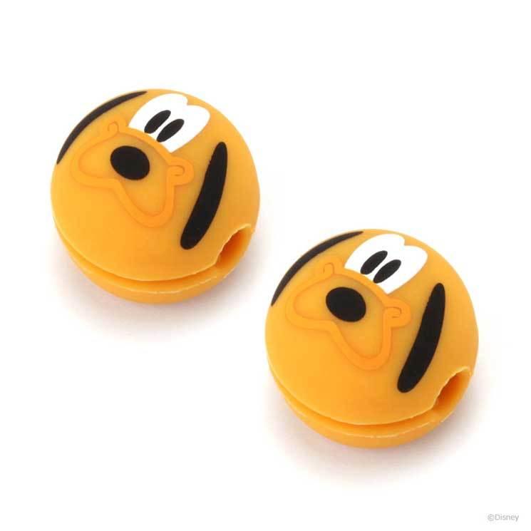 スマートフォン ケーブルホルダー ディズニー プルート シリコン 机 壁 固定 配線 落下防止 デスク 貼り付け オフィス 充電 収納 可愛い かわいい おしゃれ | PGA