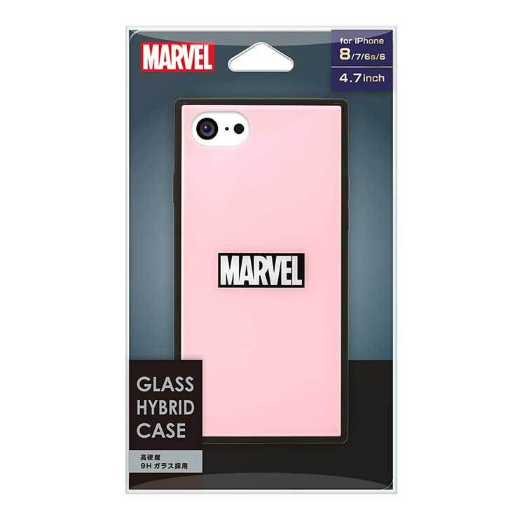 低価格の ロゴ Marvel ケース 6 6s 7 8 Iphone ピンク Pga キャラ おしゃれ シンプル かっこいい カッコイイ ハイブリッド ガラス カバー Iphone用ケース Www We Job Com