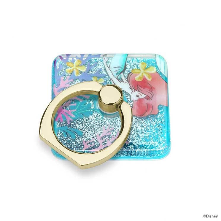 スマートフォン スマホリング ディズニー アリエル リキッド キラキラ グリッター ラメ ホールド 落下防止 スタンド オシャレ おしゃれ 可愛い かわいい Pg Dlqrh07arl Cross Road Yahoo 店 通販 Yahoo ショッピング