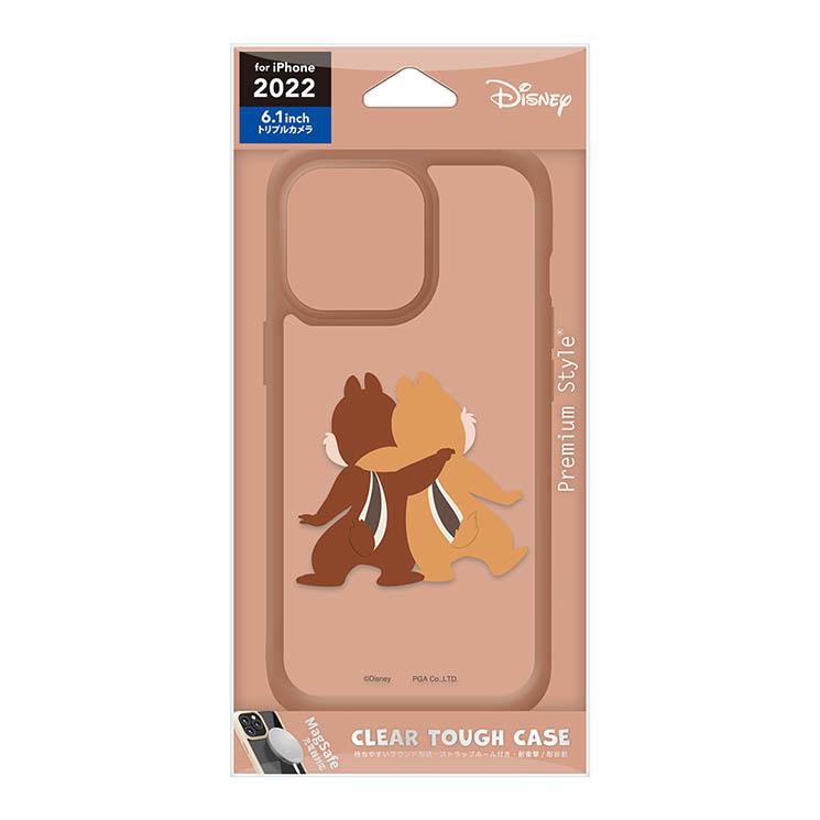 PGA iPhone 14 Pro クリア ケース ディズニー チップ と デール カバー