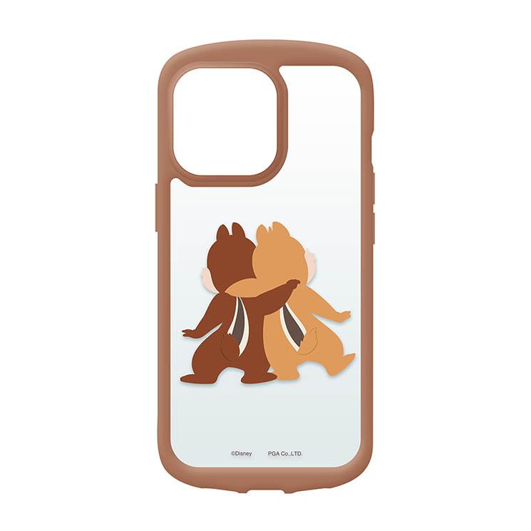 PGA iPhone 14 Pro クリア ケース ディズニー チップ と デール カバー