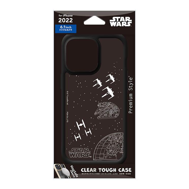 PGA iPhone 14 Pro クリア ケース STAR WARS スペース カバー