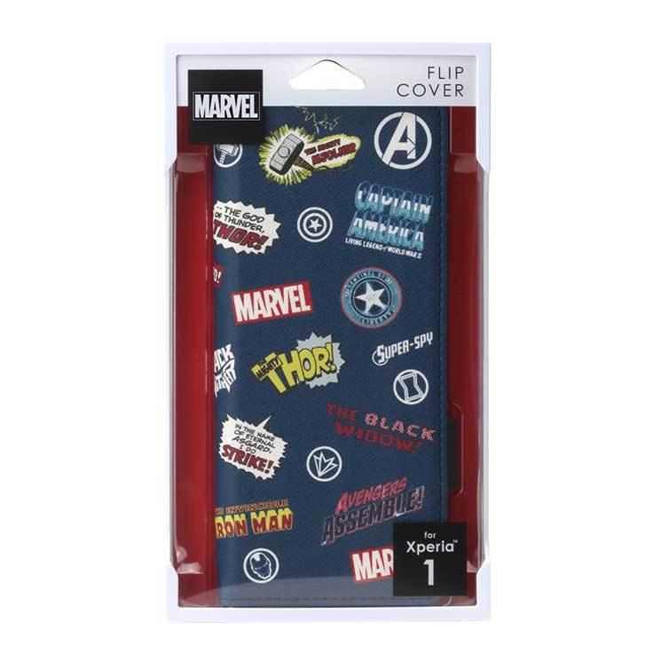 Xperia 1 ケース Marvel アイコン ネイビー 手帳型カバー フリップ カードポケット シンプル オシャレ おしゃれ カッコイイ キャラ Pga Pg Dxp774mvl Cross Road Yahoo 店 通販 Yahoo ショッピング