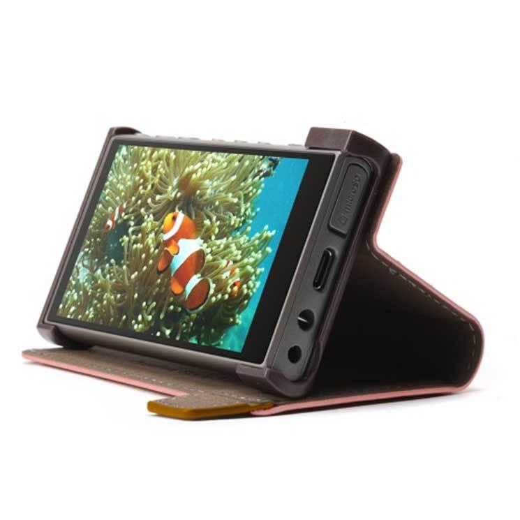 PGA WALKMAN NW-A100 ケース ダスティピンク ウォークマン 手帳型 