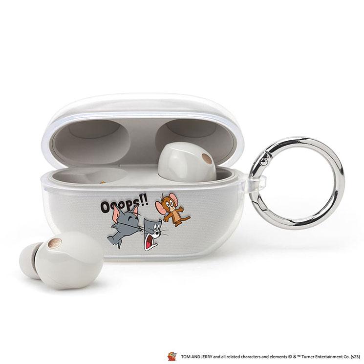 WF-1000XM5 ケース トムとジェリー キャラクター グッズ クリア