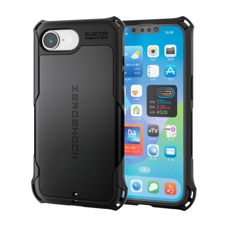 iPhone 16e ZEROSHOCK ケース | ELECOM | 01