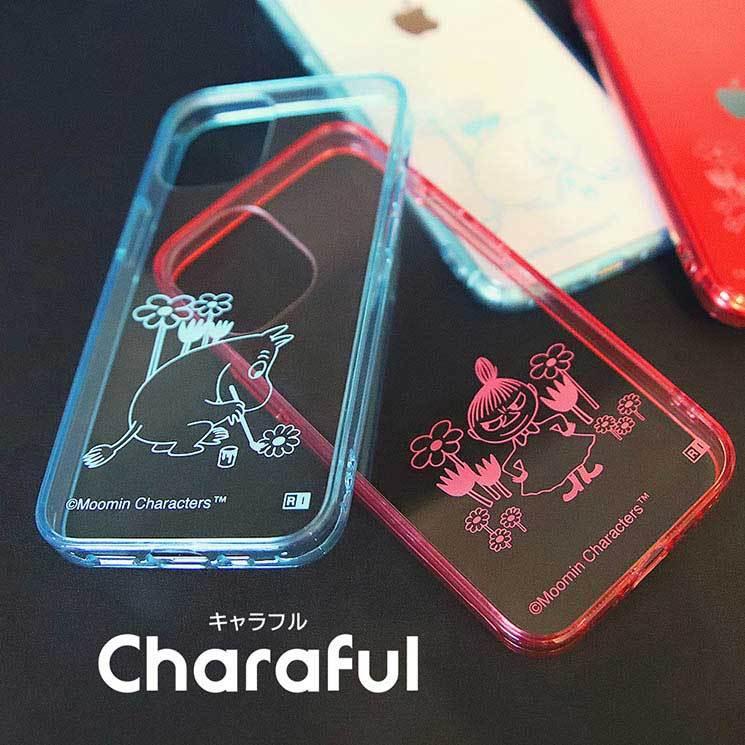 iPhone 12mini 耐衝撃ケース ムーミン ミイ カバー Charaful クリア 透明 かわいい おしゃれ RT-AP26UC-MYM｜cross-road｜04